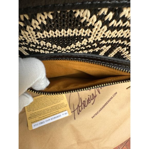 Patricia Nash Taureg Woven Marconia Tote Natural/Black P768519 NWT - Picture 9 of 14